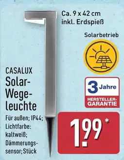 Aldi Nord CASALUX Solar-Wegeleuchte Angebot