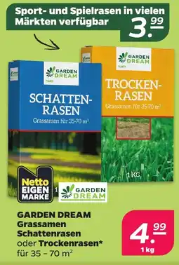 Netto GARDEN DREAM Grassamen Schattenrasen oder Trockenrasen Angebot