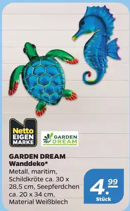 Netto GARDEN DREAM Wanddeko Angebot