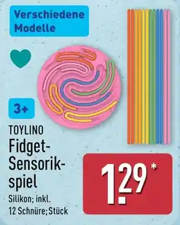 Aldi Nord TOYLINO Fidget-Sensorikspiel Angebot