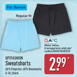 Aldi Nord UP2FASHION Sweatshorts Angebot