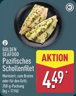 Aldi Nord GOLDEN SEAFOOD Pazifisches Schollenfilet Angebot