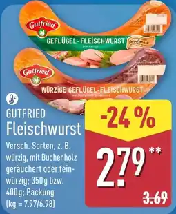 Aldi Nord Gutfried Fleischwurst Angebot