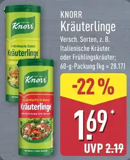 Aldi Nord Knorr Kräuterlinge Angebot