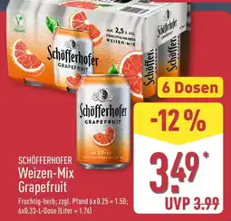 Aldi Nord Schöfferhofer Weizen-Mix Grapefruit Angebot