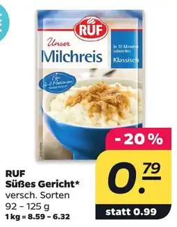 Netto RUF Süßes Gericht Angebot