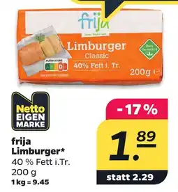 Netto frija Limburger Angebot