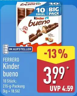 Aldi Nord FERRERO Kinder bueno Angebot