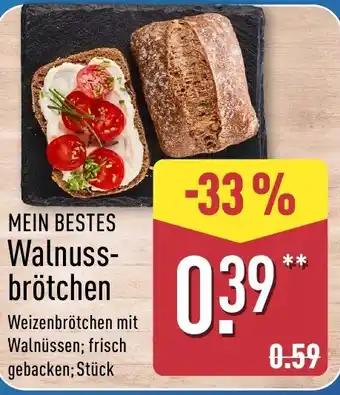 Aldi Nord MEIN BESTES Walnussbrötchen Angebot