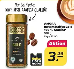 Netto AMORA Instant Kaffee Gold Angebot