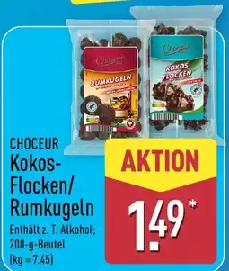 Aldi Nord CHOCEUR Kokos-Flocken/Rumkugeln Angebot