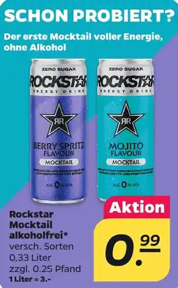 Netto Rockstar Mocktail alkoholfrei Angebot