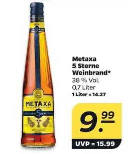 Netto Metaxa 5 Sterne Weinbrand Angebot