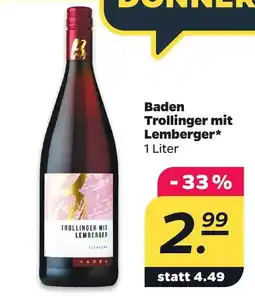 Netto Baden Trollinger mit Lemberger Angebot