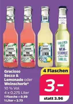 Netto Graciososecco & Lemonade oder Weinschorle Angebot