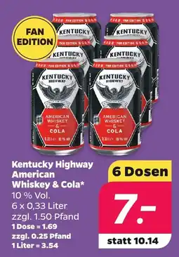 Netto Kentucky Highway American Whiskey & Cola Angebot
