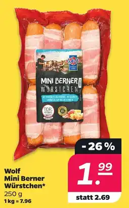 Netto Wolf Mini Berner Würstchen Angebot
