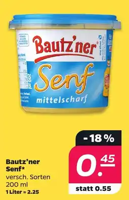 Netto Bautz’ner Senf Angebot