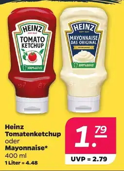 Netto Heinz Tomatenketchup oder Mayonnaise Angebot
