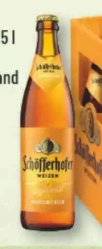 trinkgut Schöfferhofer Weizen Naturtrüb Angebot