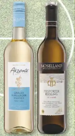 trinkgut Moselland Akzente Grauer Burgunder Rivaner Angebot