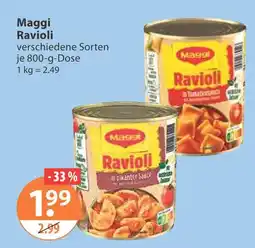 V Markt Maggi ravioli Angebot