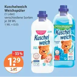 V Markt Kuschelweich weichspüler Angebot