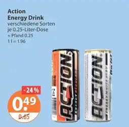 V Markt Action energy drink Angebot