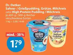 V Markt Dr. oetker sahne-/grießpudding, sahne- / grießpudding, grütze, milchreis Angebot