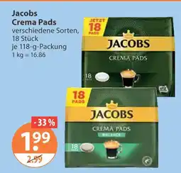 V Markt Jacobs crema pads Angebot