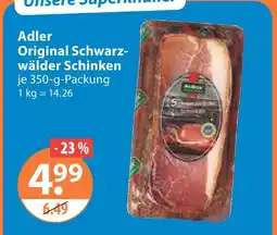 V Markt Adler original schwarzwälder schinken Angebot