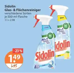 V Markt Sidolin glas- & flächenreiniger Angebot