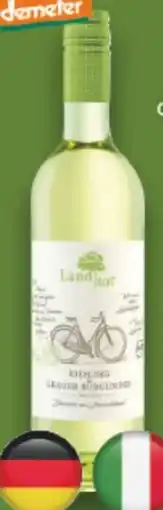 E-Center Landlust Bio Weißer Burgunder & Rivaner Vegan Angebot