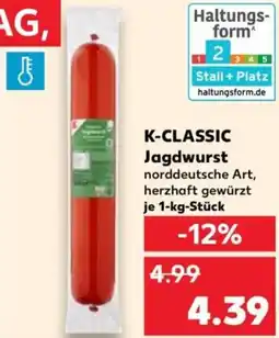 Kaufland K-classic jagdwurst Angebot