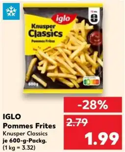 Kaufland Iglo pommes frites Angebot