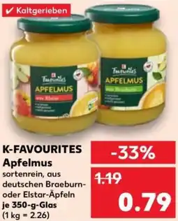 Kaufland K-favourites apfelmus Angebot