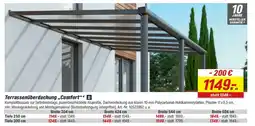 toom Baumarkt Terrassenüberdachung „Comfort" Angebot