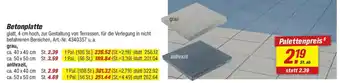 toom Baumarkt Betonplatte Angebot