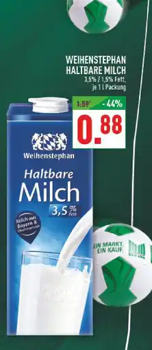 Marktkauf Weihenstephan haltbare milch Angebot