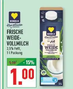 Marktkauf Edeka herzstücke frische weide-vollmilch Angebot