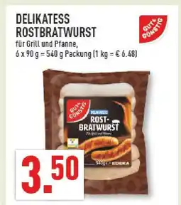 Marktkauf Gut & günstig delikatess rostbratwurst Angebot
