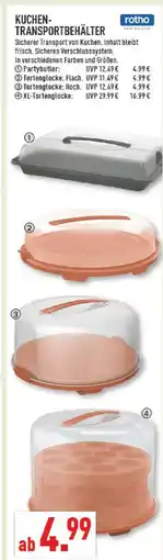 Marktkauf Rotho kuchen-transportbehälter partybutler Angebot
