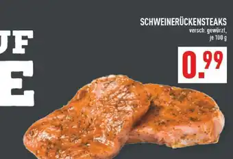 Marktkauf Schweinerückensteaks Angebot