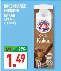 Marktkauf Bärenmarke frischer kakao Angebot