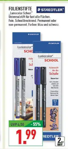 Marktkauf Staedtler folienstifte lumocolor school Angebot