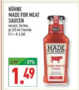 Marktkauf Kühne made for meat saucen Angebot