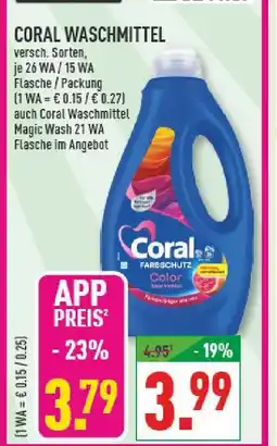 Marktkauf Coral waschmittel Angebot