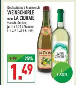 Marktkauf Weinschorle Angebot