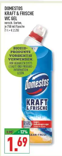 Marktkauf Domestos kraft & frische wc gel Angebot