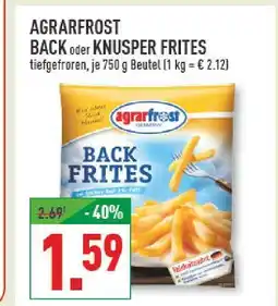Marktkauf Agrarfrost back frites Angebot
